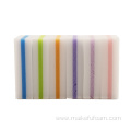 Rainbow Color scouring pad with magic cleaning sponge